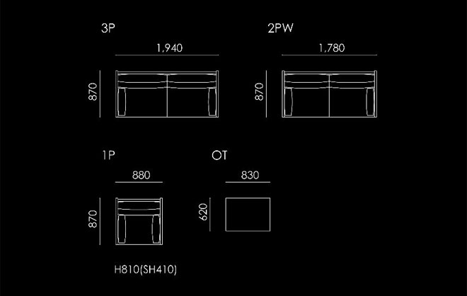 L'aria MODERNA ラリアモデルナ ソファ オーダーメイド
